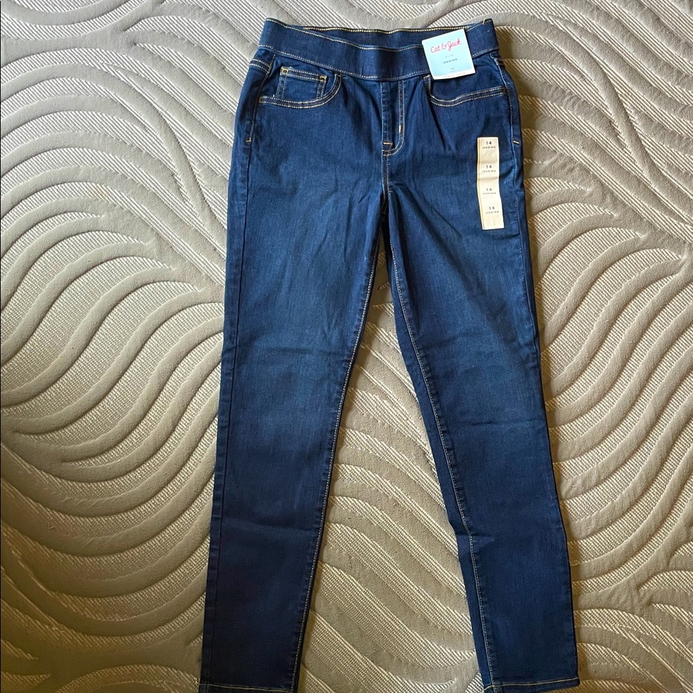 Cat & Jack Dark Blue Jeggings